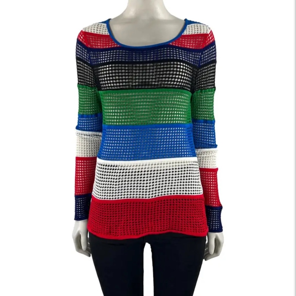 Catherine Malandrino Multicolor Striped Sweater
